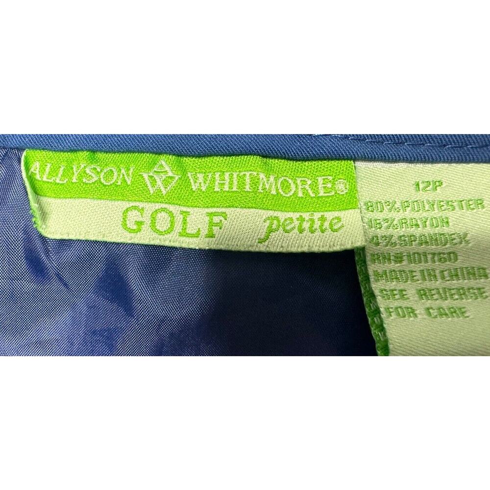 Allyson Whitmore Golf Women's Blue Golf Skort - Size 12P (32x17) - Picture 4 of 6